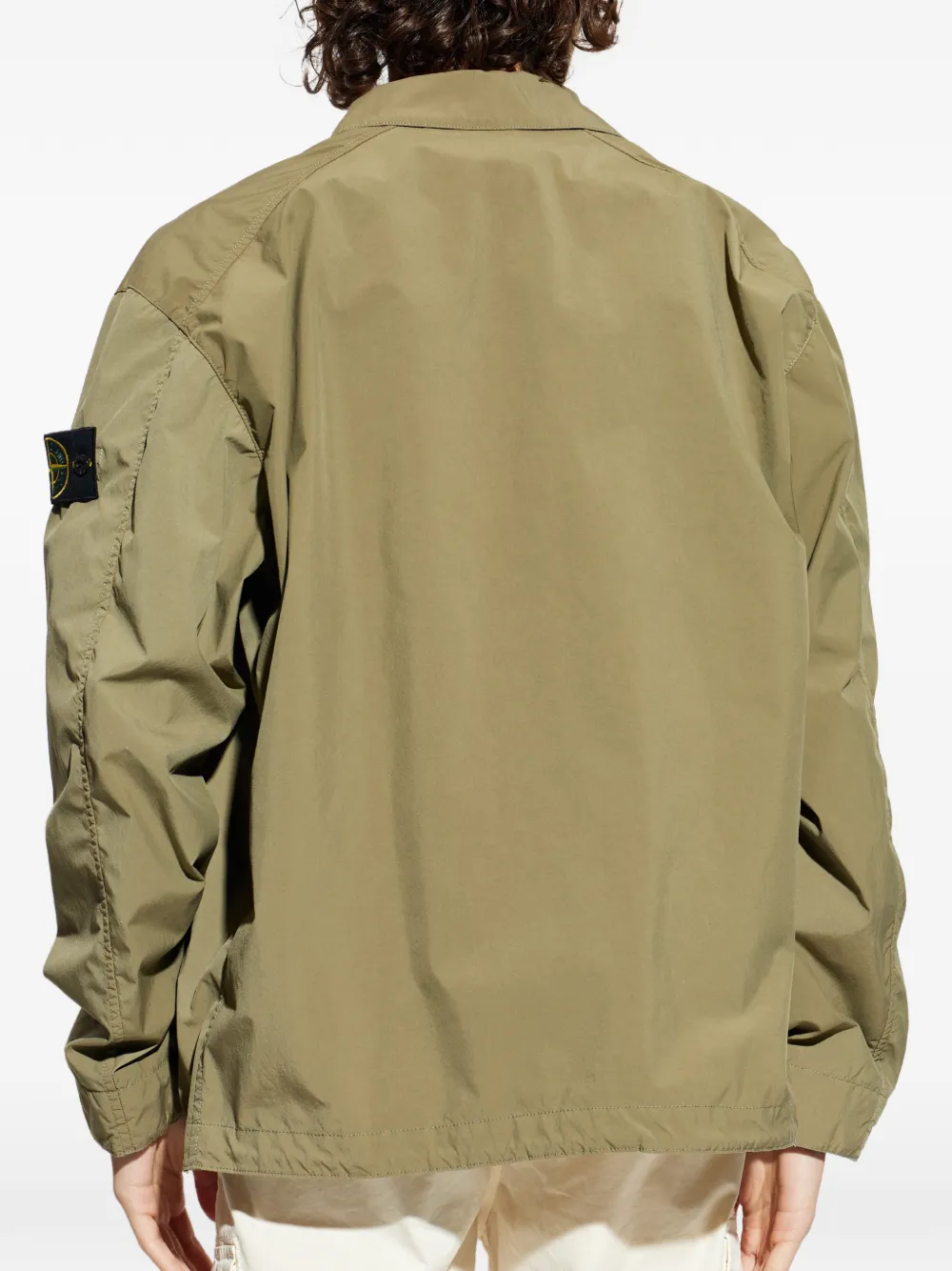 Stone Island Bomberjack met knopen Beige