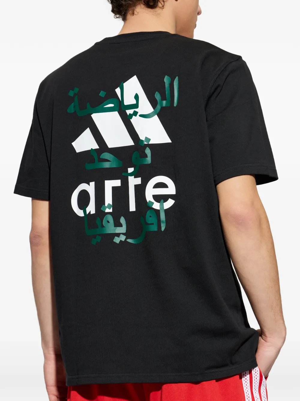 adidas x Arte Antwerp T-shirt met logo en korte mouwen Zwart