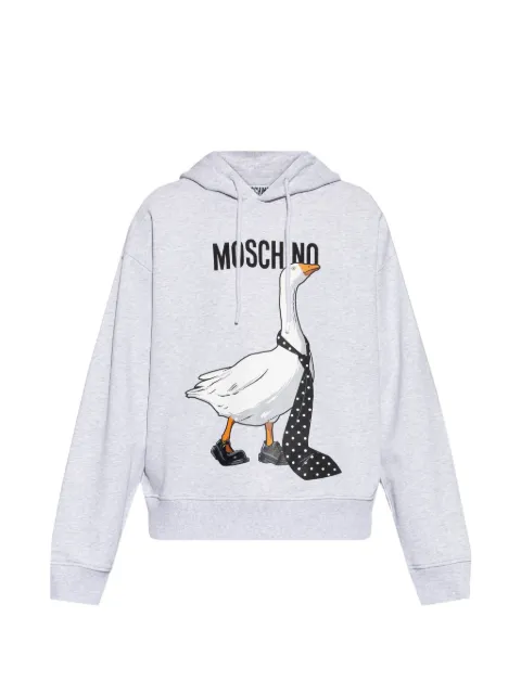 Moschino hættetrøje med gåsetryk