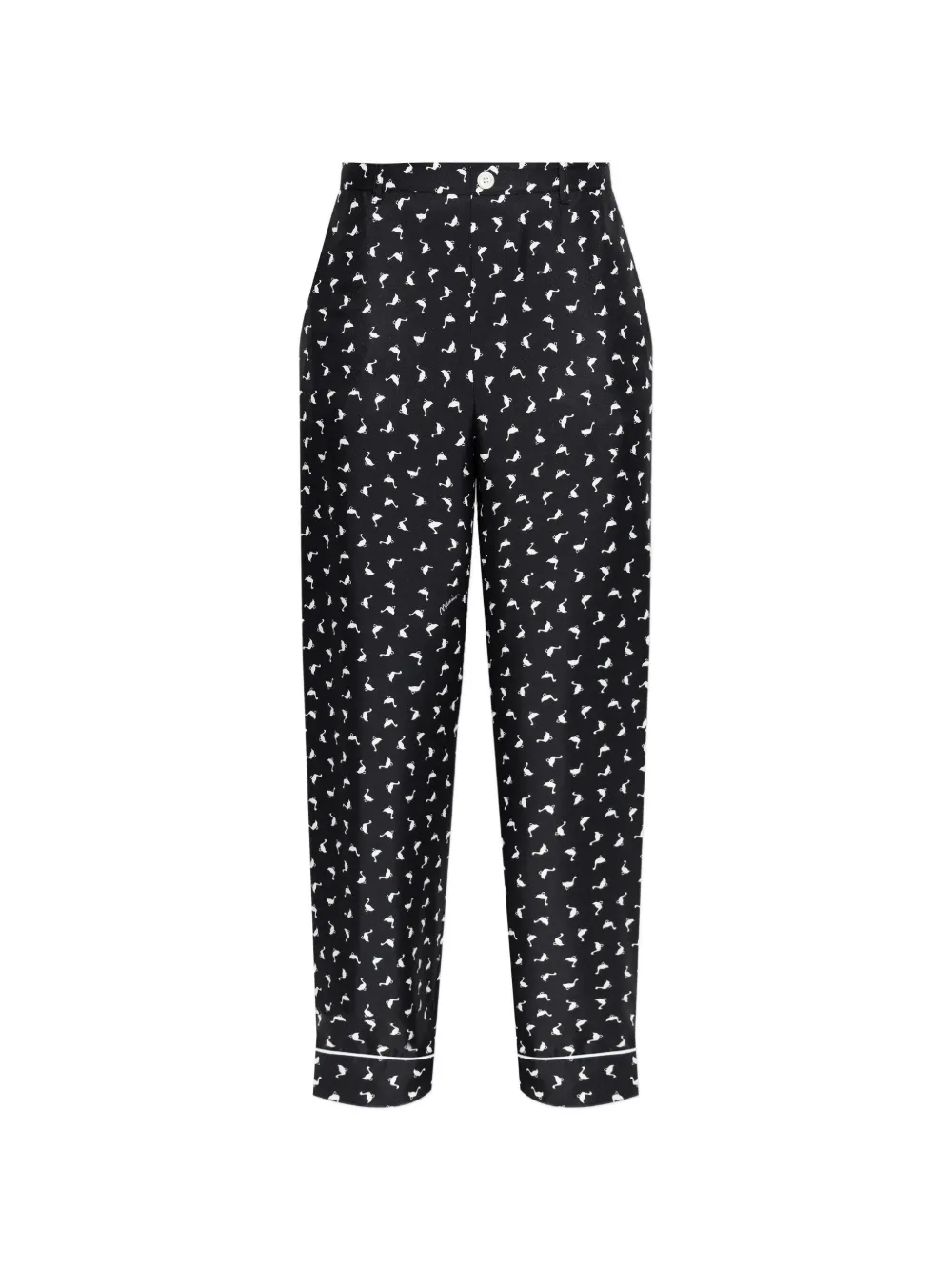 Moschino printed trousers - Nero