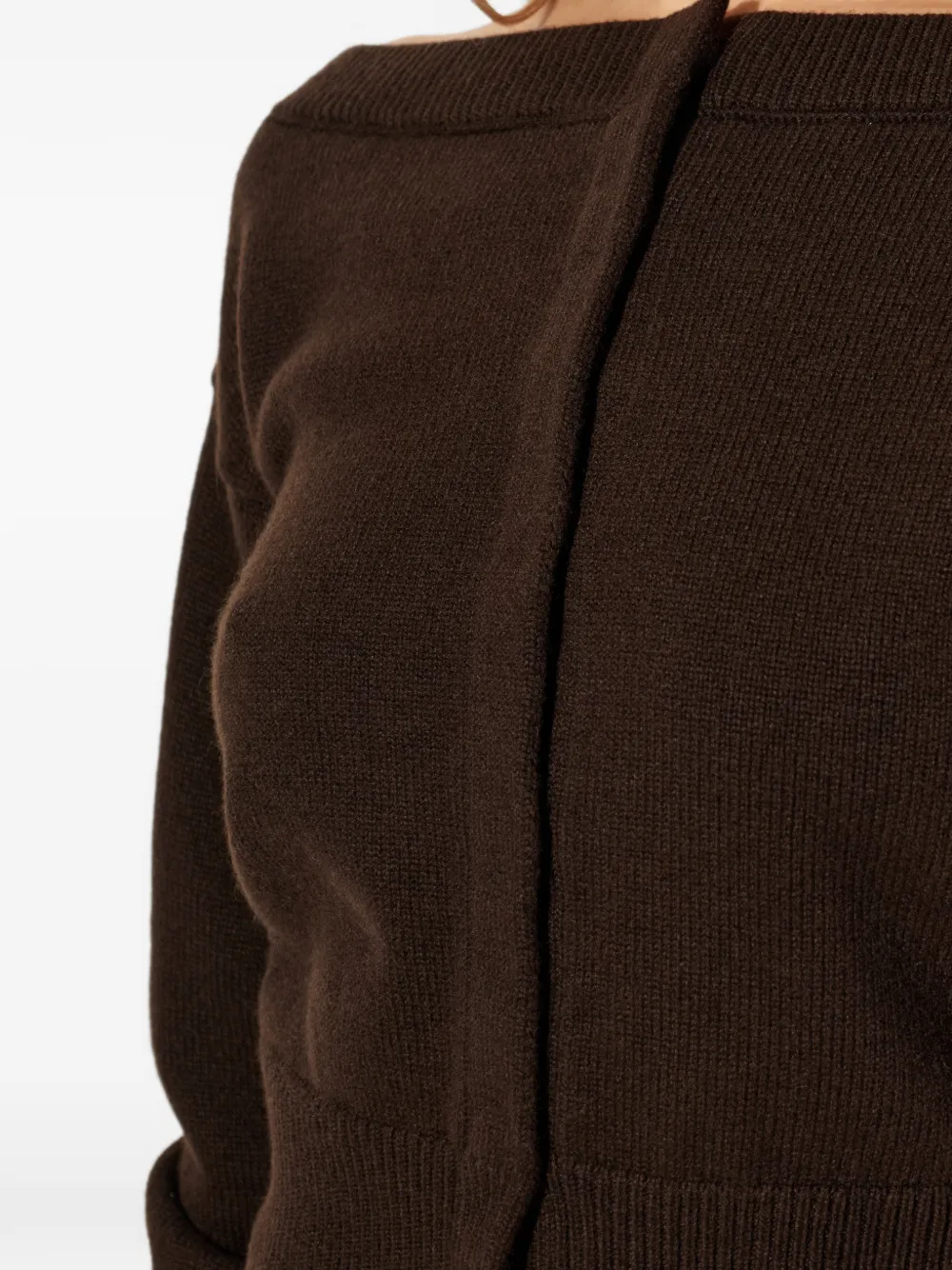 TOM FORD Vest met boothals Bruin