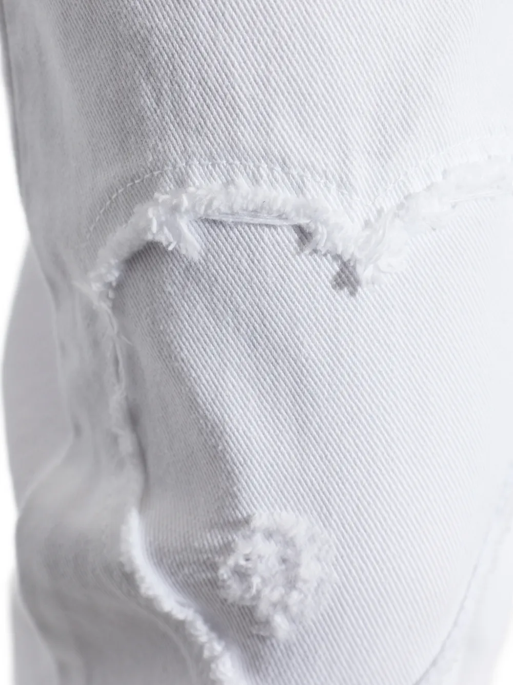 Moschino Jeans met franje Wit