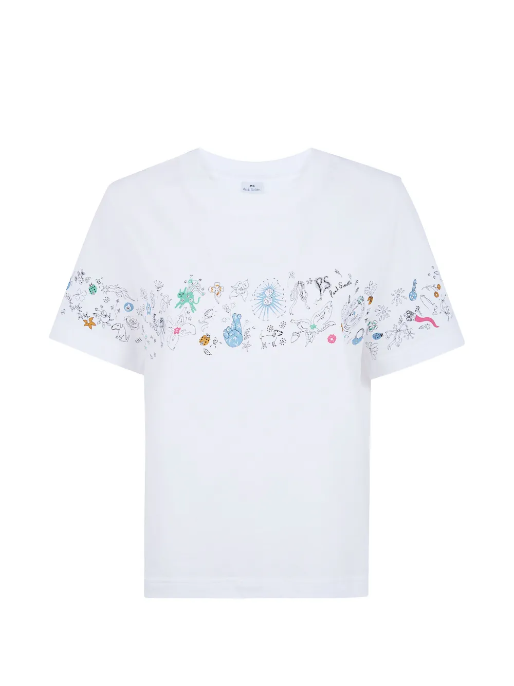 Paul Smith printed T-shirt - Weiß