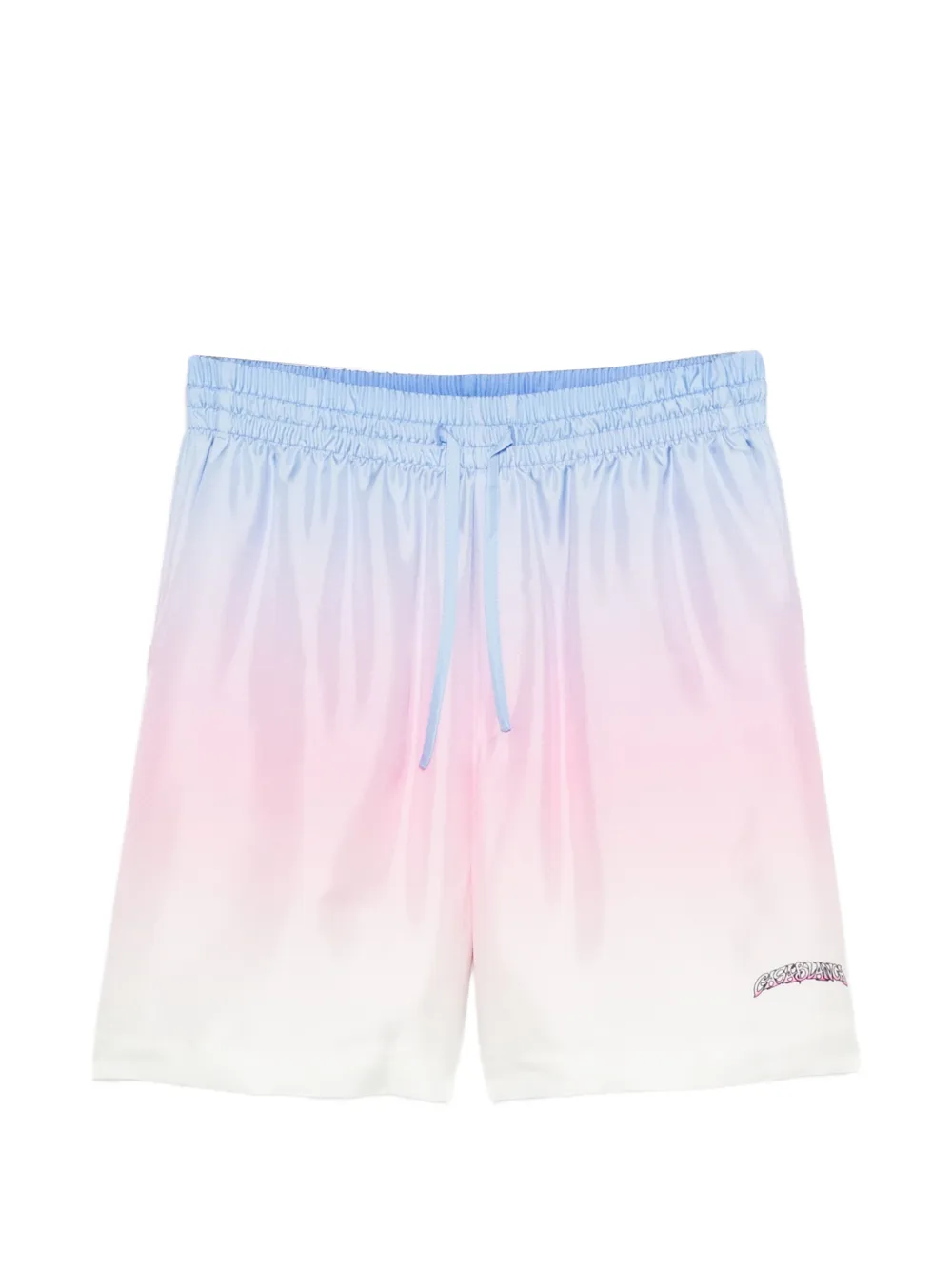 Casablanca drawstring silk shorts - Rosa