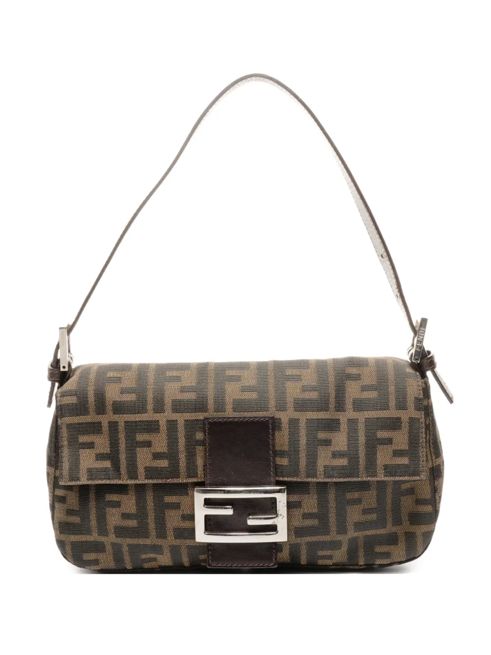 Fendi Pre-Owned 1990-2000 Zucca Mamma Baguette shoulder bag - Marrone