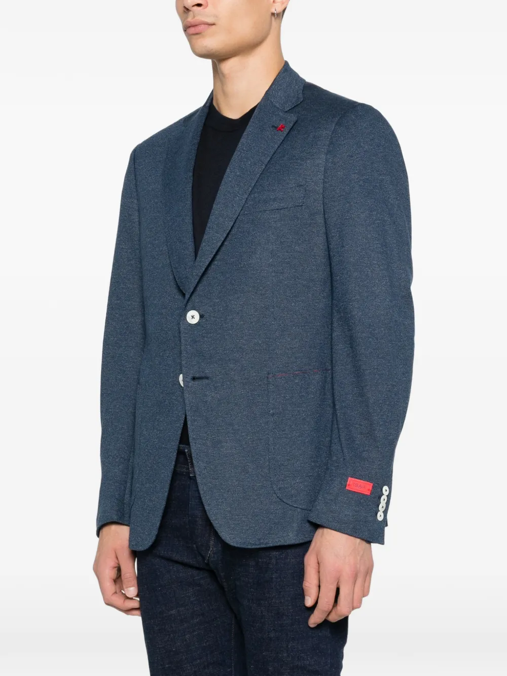  Isaia Button Blazer - Blue 
