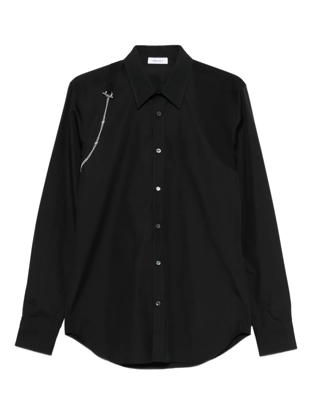 Alexander McQueen chain pin shirt - Nero