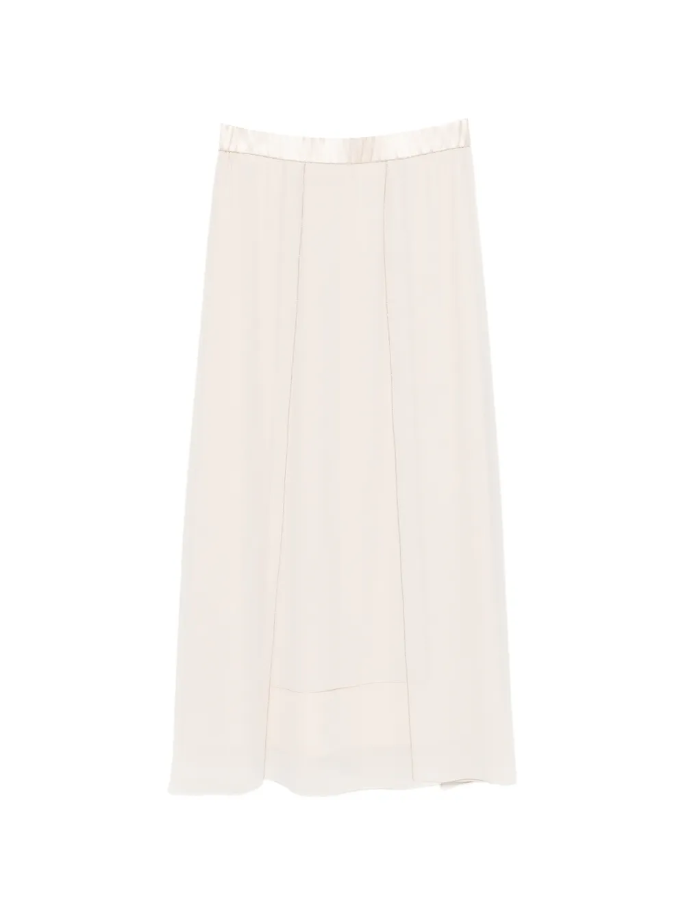 Peserico elasticated-waistband maxi skirt - Toni neutri