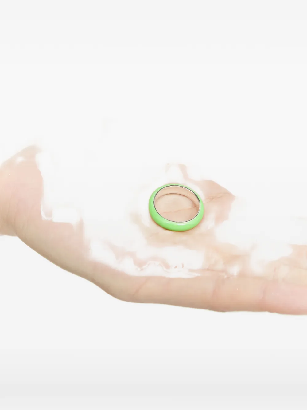 Fry Powers sterling-silver stacking ring - Verde