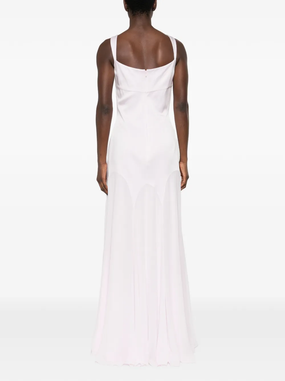 Alexander McQueen Maxi-jurk met diepe hals Roze