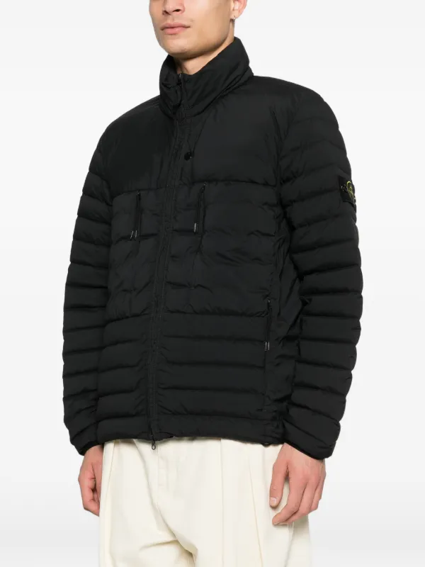 Stone Island high-colar Padded Jacket | Black | FARFETCH ZA