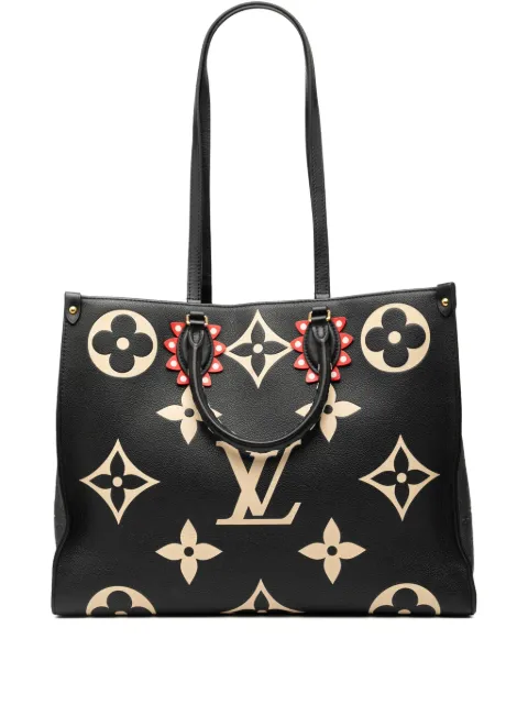 Louis Vuitton Pre-Owned 2020 Monogram Empreinte Giant Crafty Onthego GM satchel