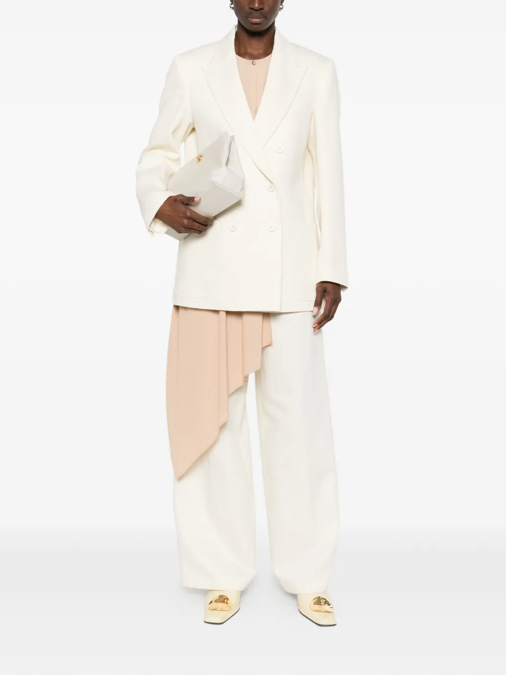 Fabiana Filippi wide-leg trousers - Beige