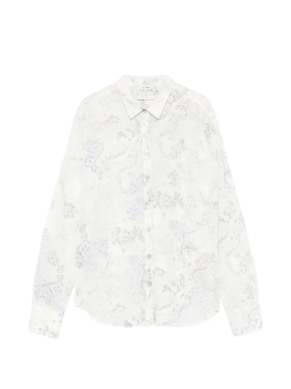 Forte Forte Floral Print Shirt - White