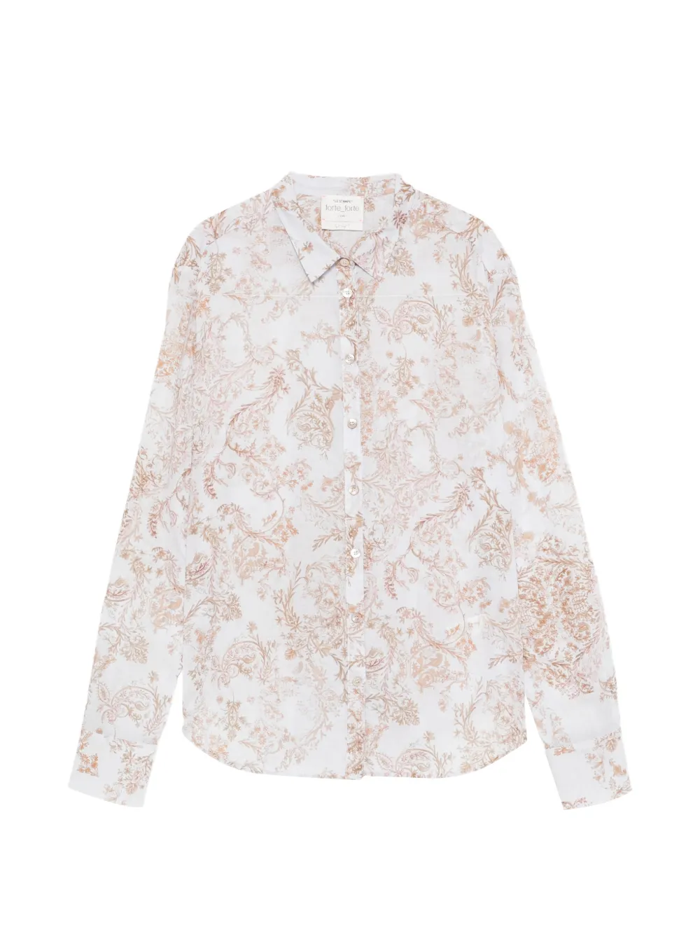 Forte Forte floral shirt - Blu