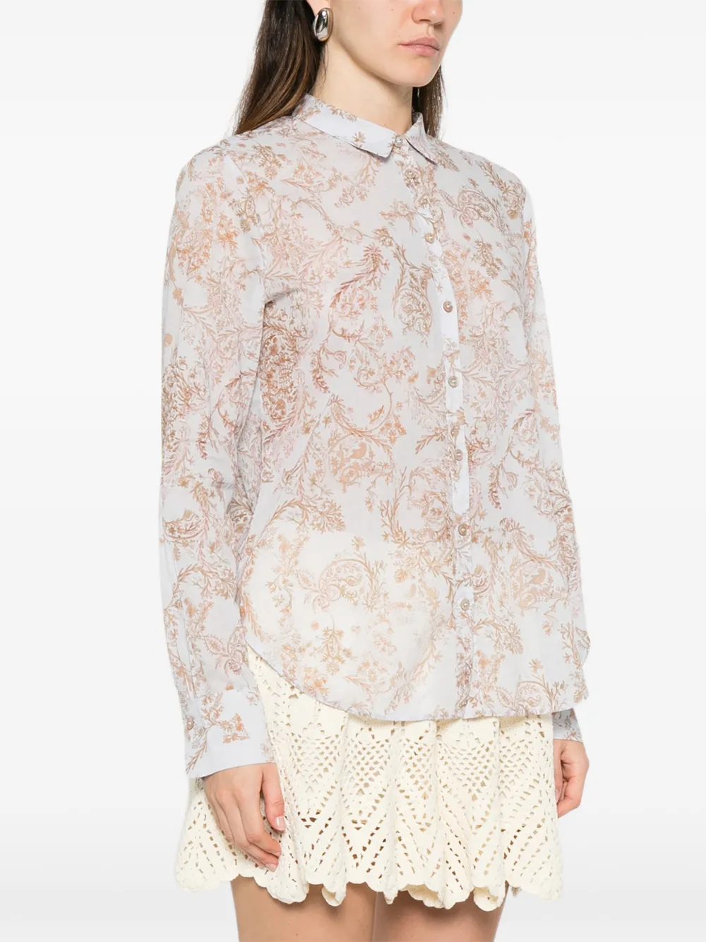  Forte Forte Floral Shirt - White 