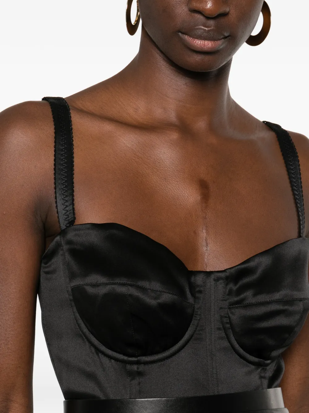 black midi dress