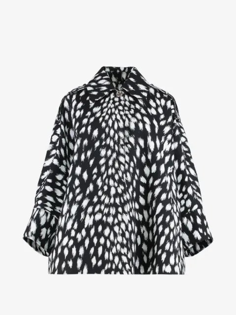 Givenchy Cocoon printed trench coat
