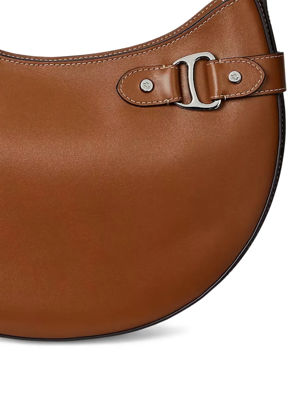 Lauren Ralph Lauren Grote Tasha schoudertas met gesp-detail Bruin