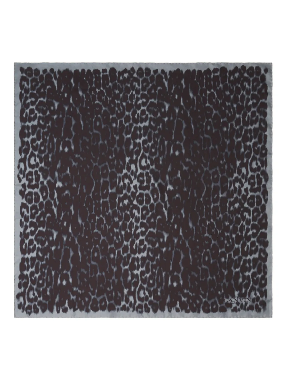 Lanvin animal-print scarf - Grigio