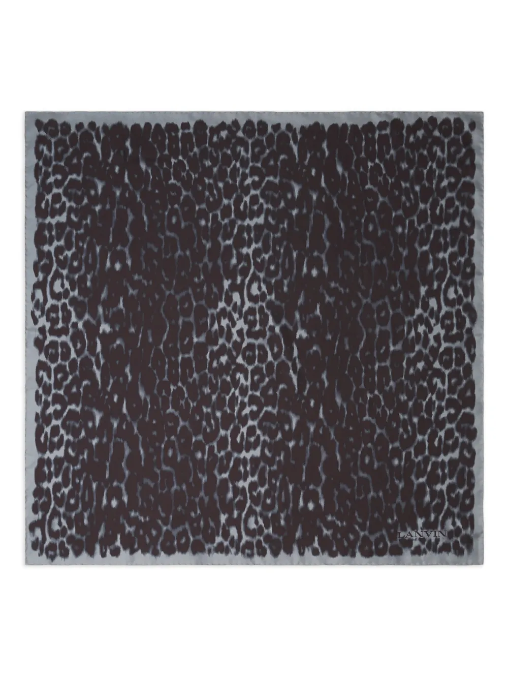Lanvin animal-print scarf - Grigio