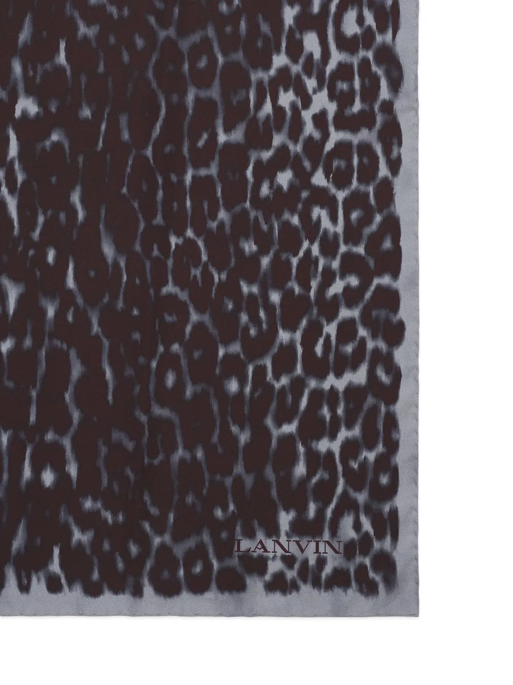 Lanvin animal-print scarf - Grijs