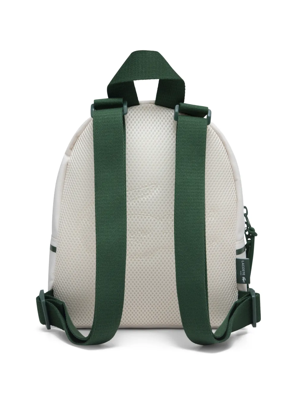 Lacoste Kids logo-detail backpack - Beige