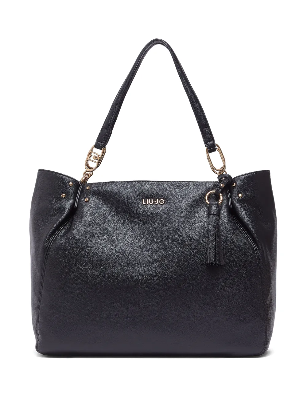 LIU JO logo-lettering shoulder bag - Schwarz