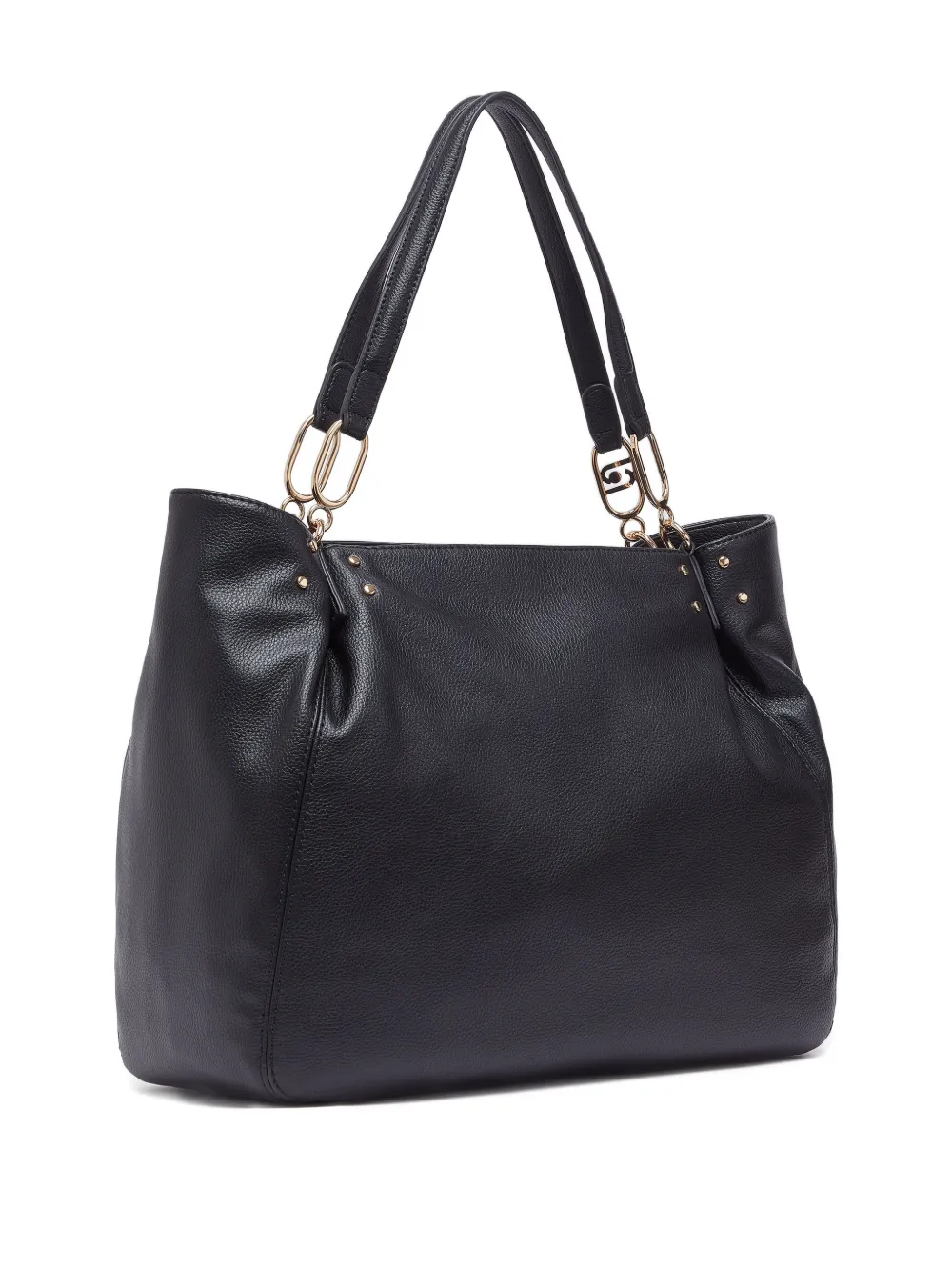 LIU JO logo-lettering shoulder bag - Zwart