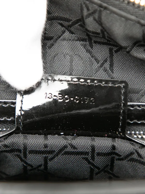 Christian Dior Pre-Owned 2012 ラージ パテント カナージュ レディ