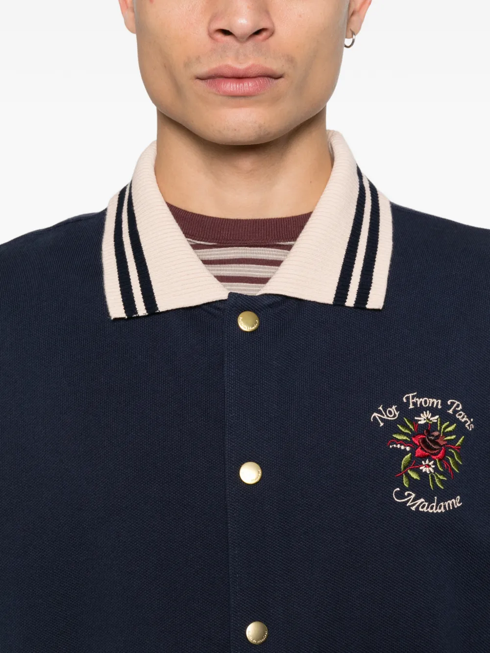 Drôle De Monsieur embroidered buttoned shirt - thumbnail 5 of 5