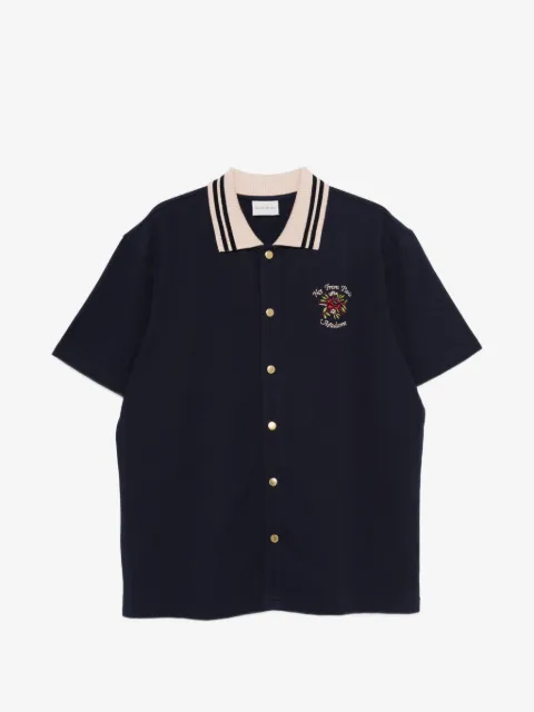 Drôle De Monsieur embroidered buttoned shirt
