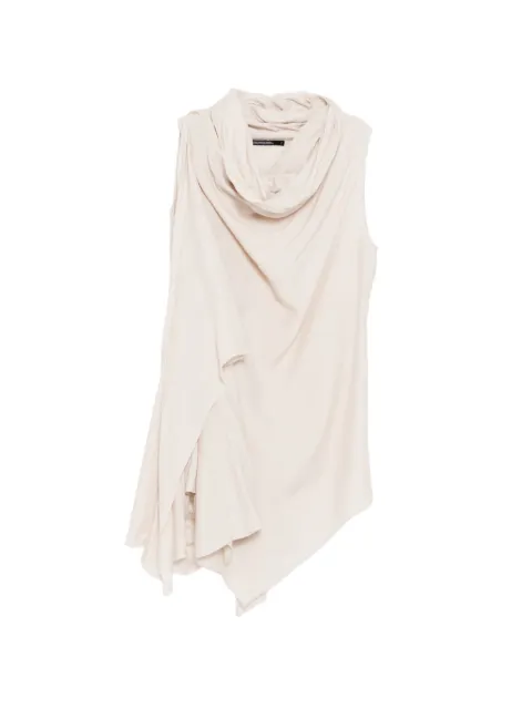 Julius draped hooded vest