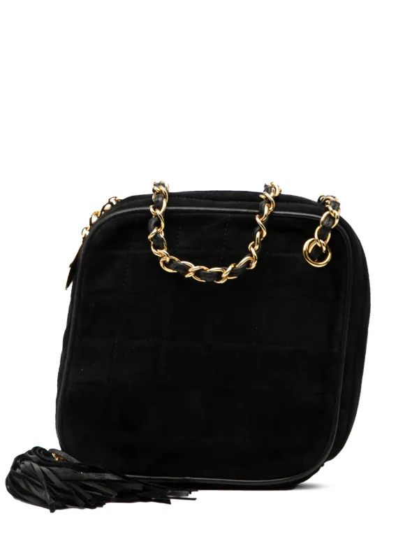 CHANEL Pre-Owned 1989-1991 ココマーク マトラッセ スエード