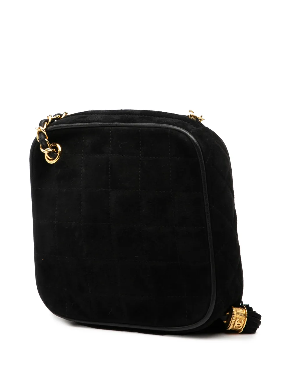 CHANEL Pre-Owned 1989-1991 ココマーク マトラッセ スエード