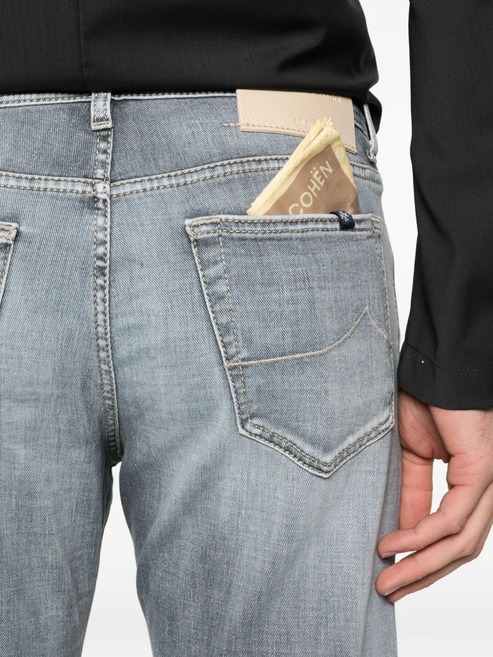 Jacob Cohën Jeans met knopen Grijs