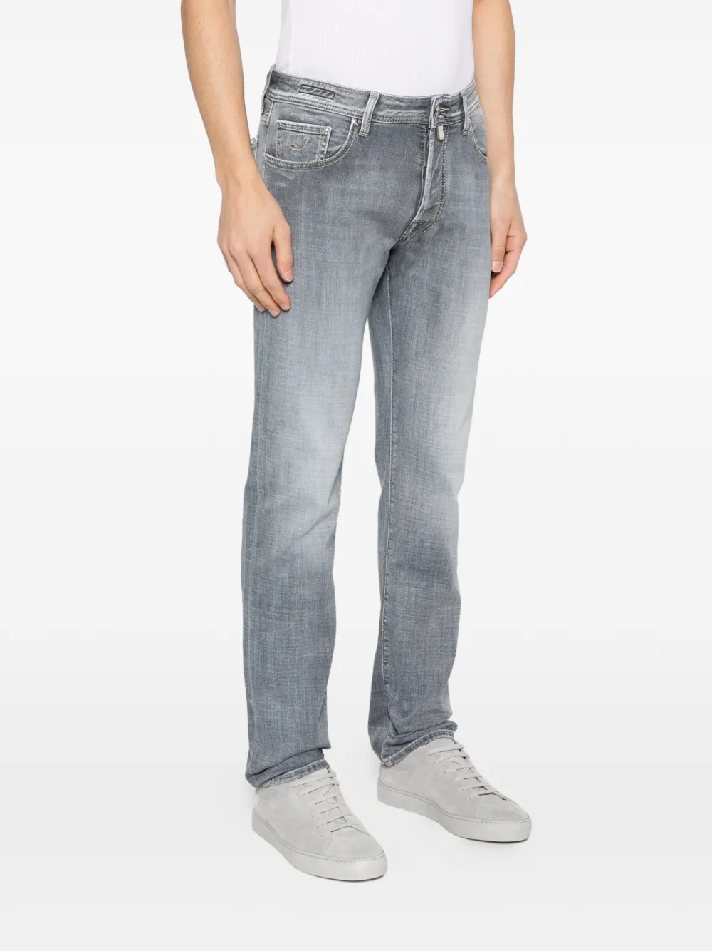 Jacob Cohën Jeans met knopen Grijs