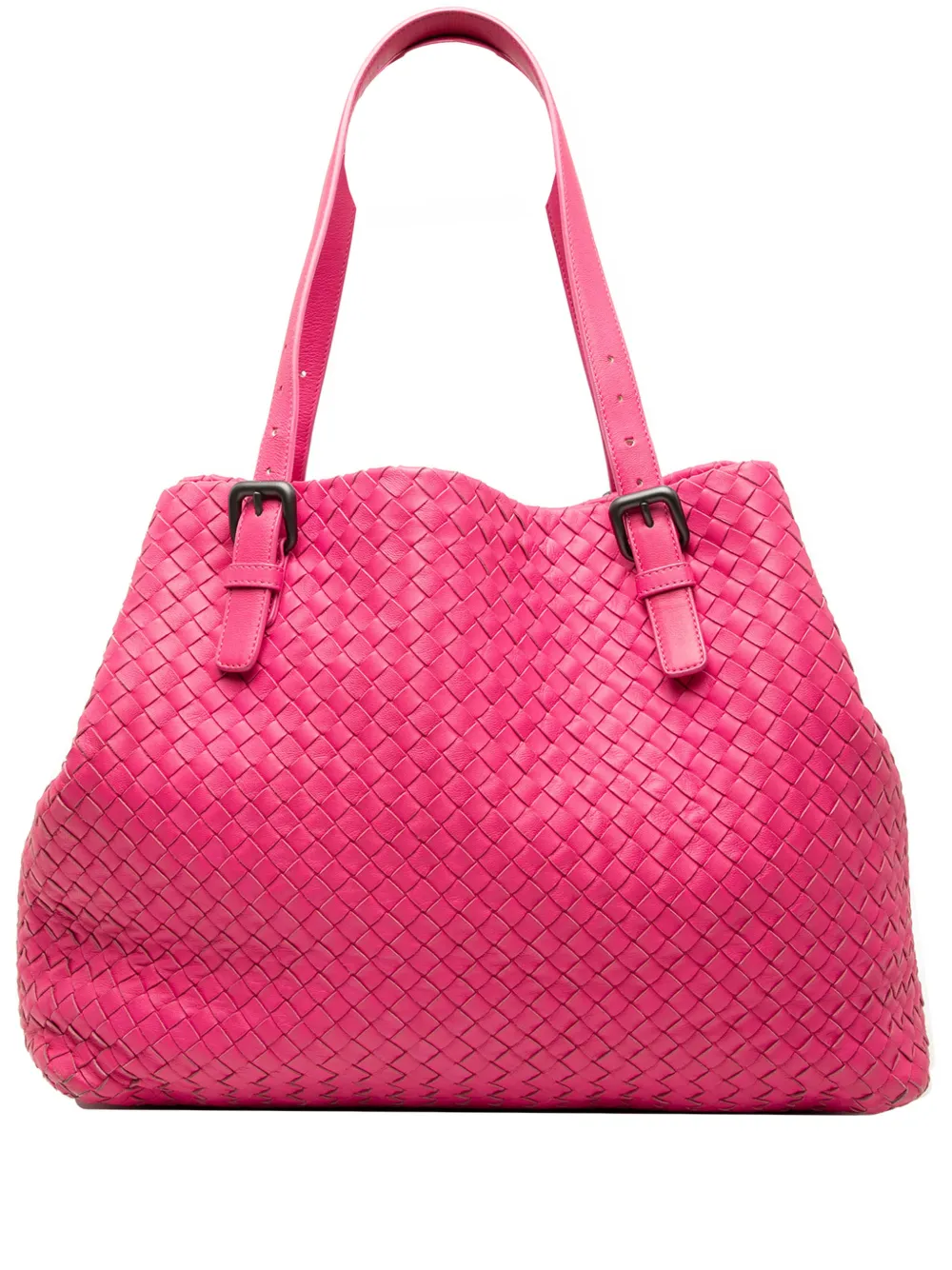 Bottega Veneta Pre-Owned 2012-2025 Large Nappa Intrecciato Cesta tote bag - Rosa