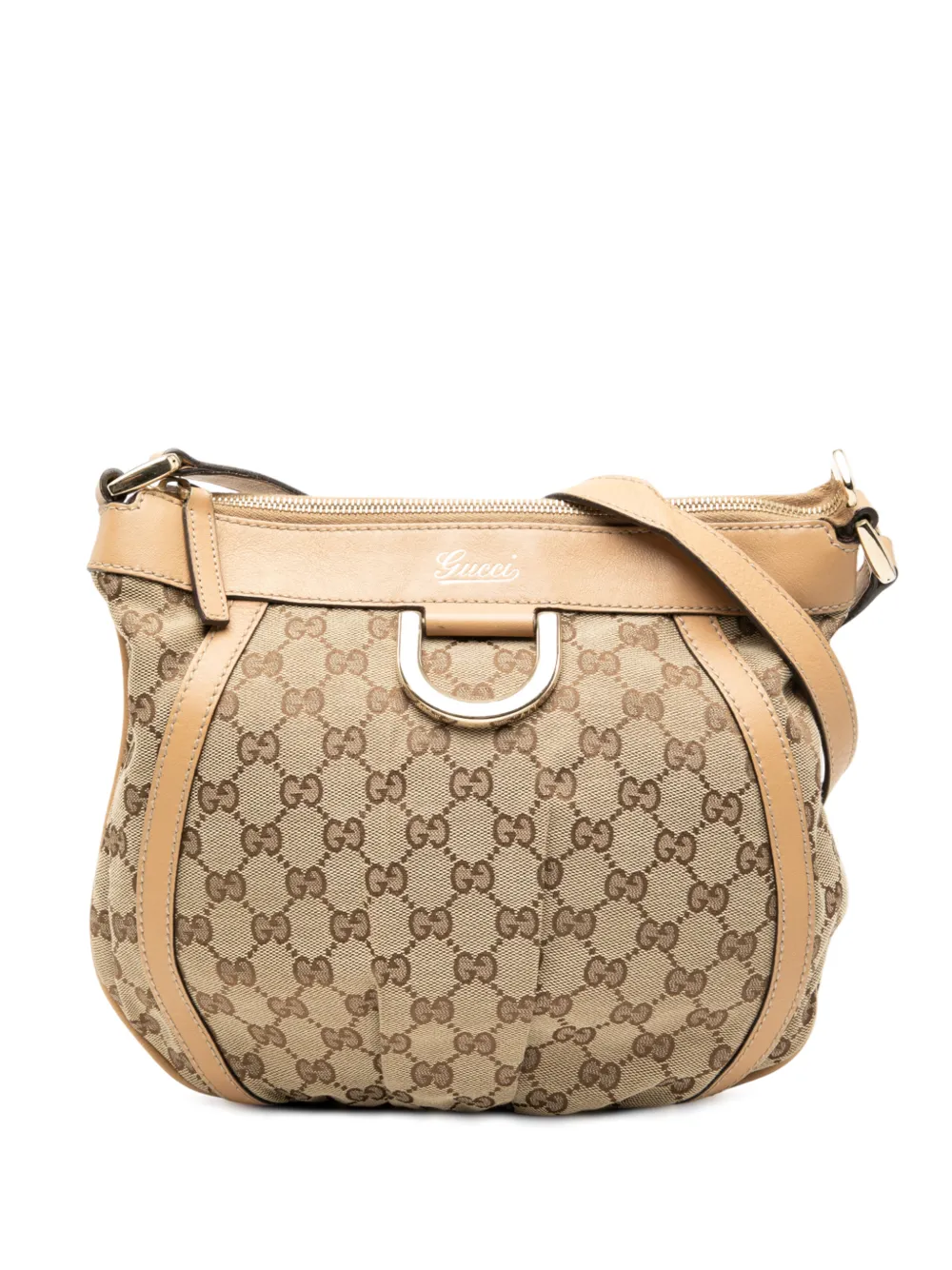 Gucci Pre-Owned 2000-2015 GG Canvas Abbey D Ring crossbody bag - Marrone