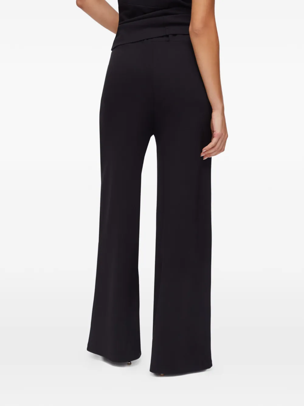 Chain-Detail Knitted Trousers