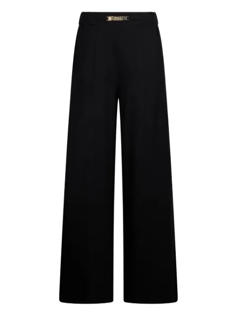 LIU JO chain-detail knitted trousers