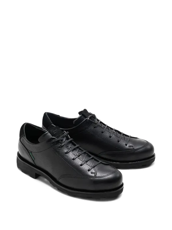 Norse Projects x Paraboot Ravn Textured Leather Sneakers | Black