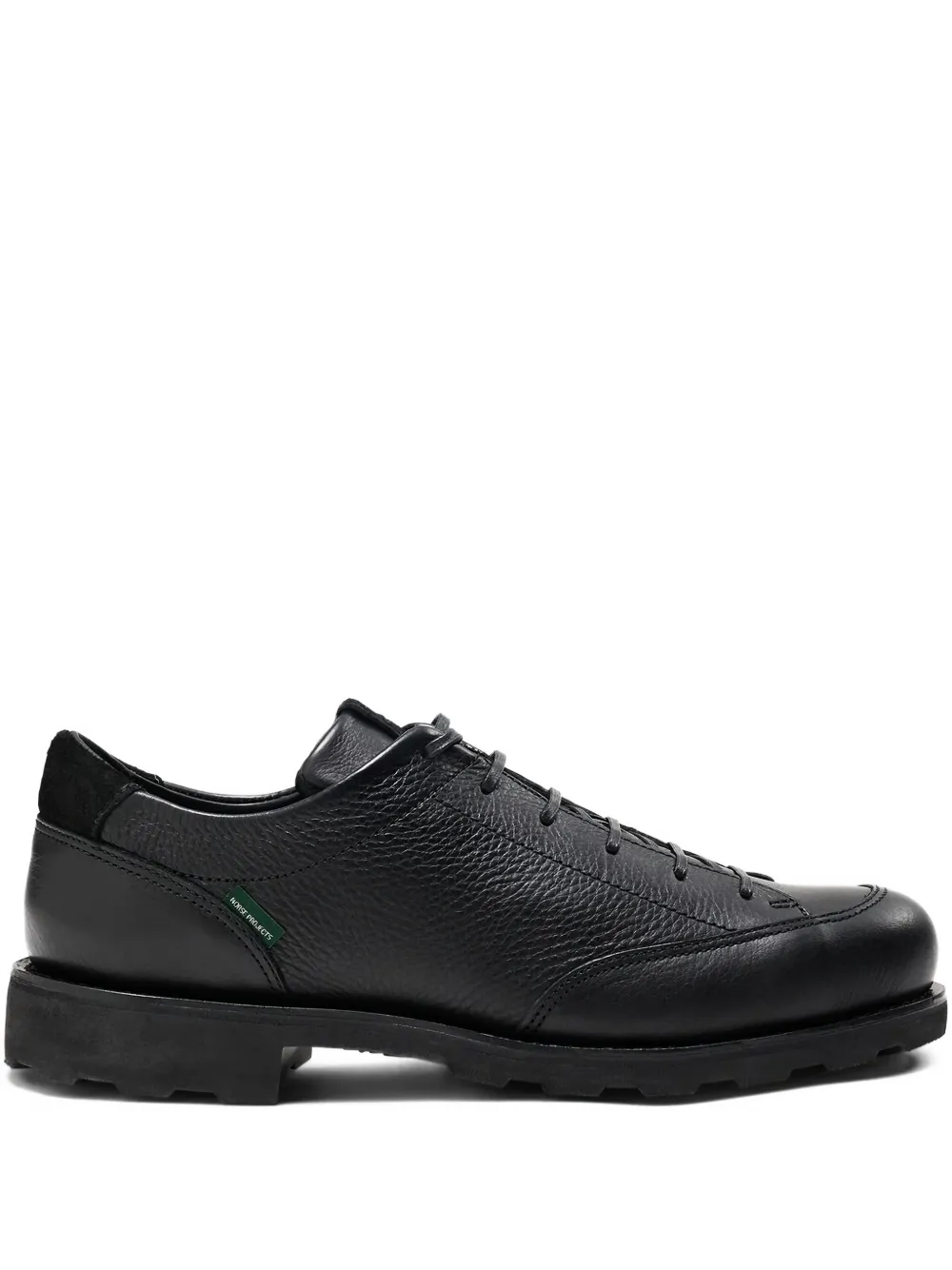 Norse Projects x Paraboot Ravn textured leather sneakers - Nero