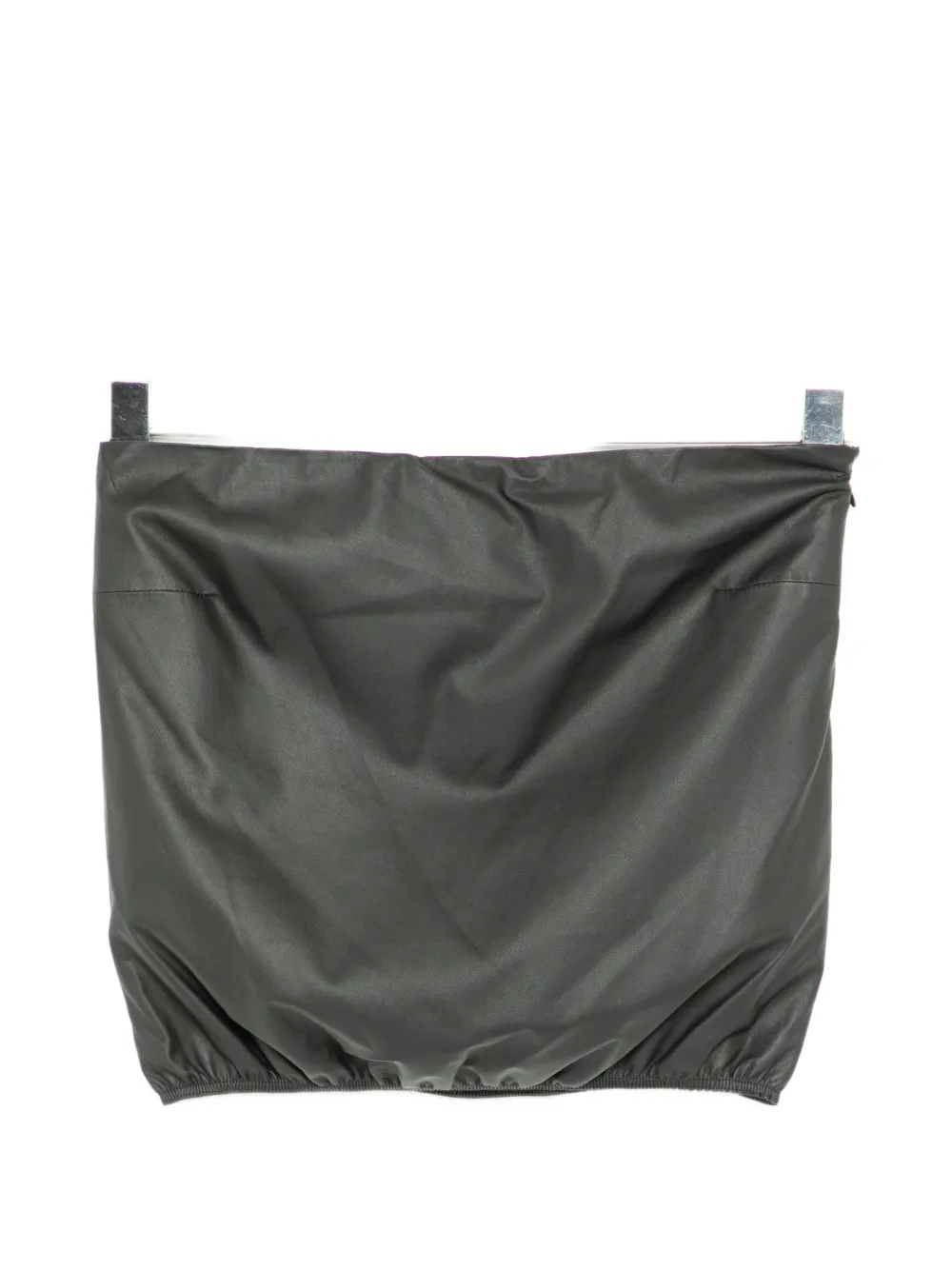 Alexander Wang leather strapless top - Nero