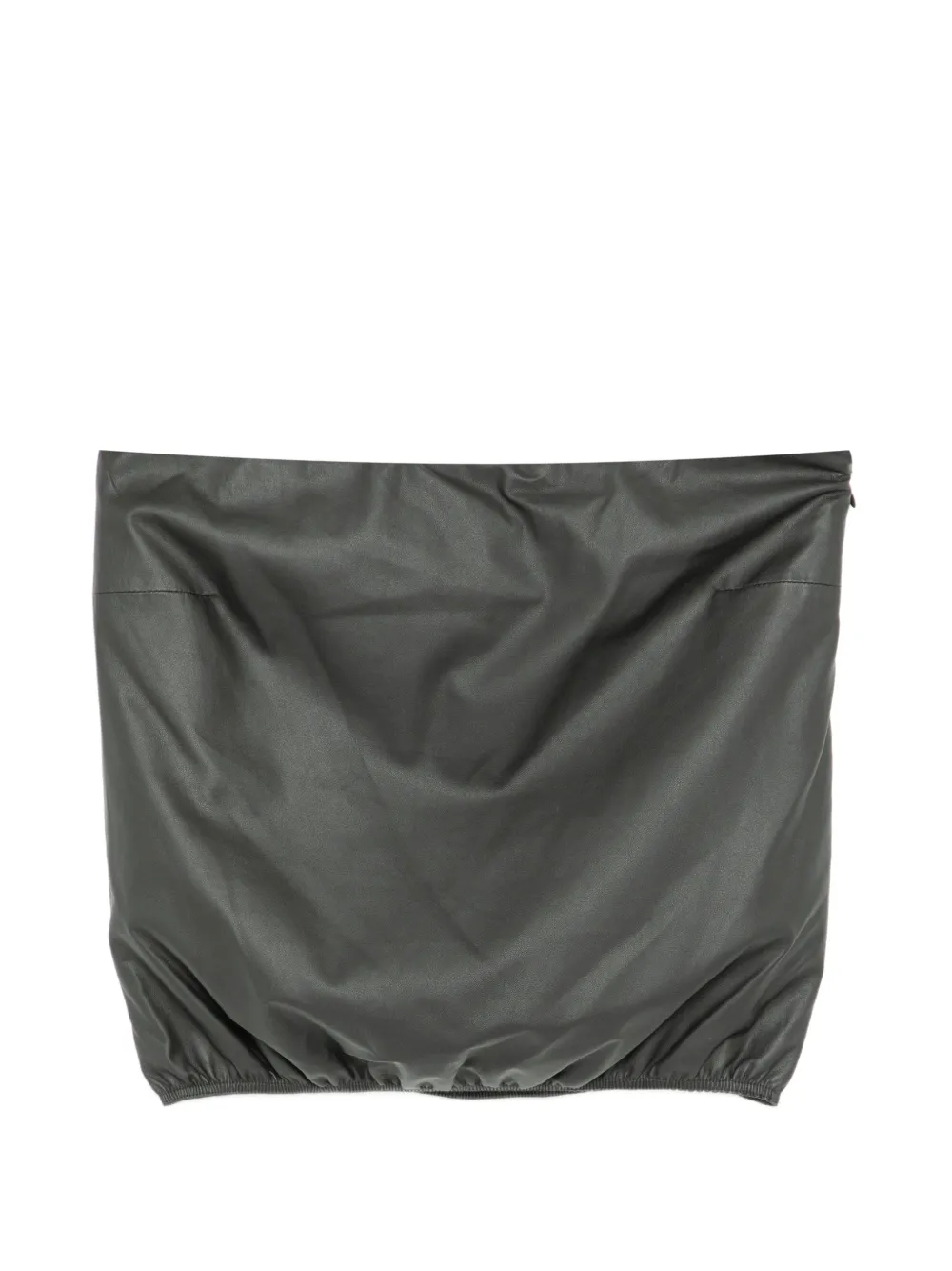 Alexander Wang leather strapless top - Nero