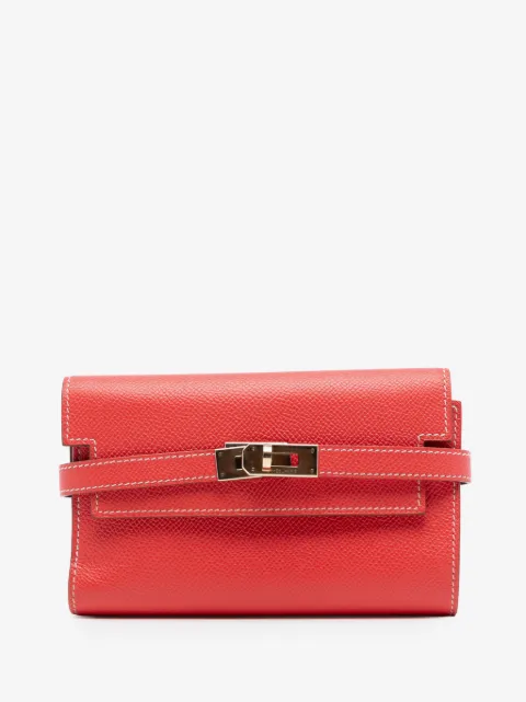 Hermès Pre-Owned portefeuille continental Kelly Depliant Wallet médium en cuir Epsom (2014)