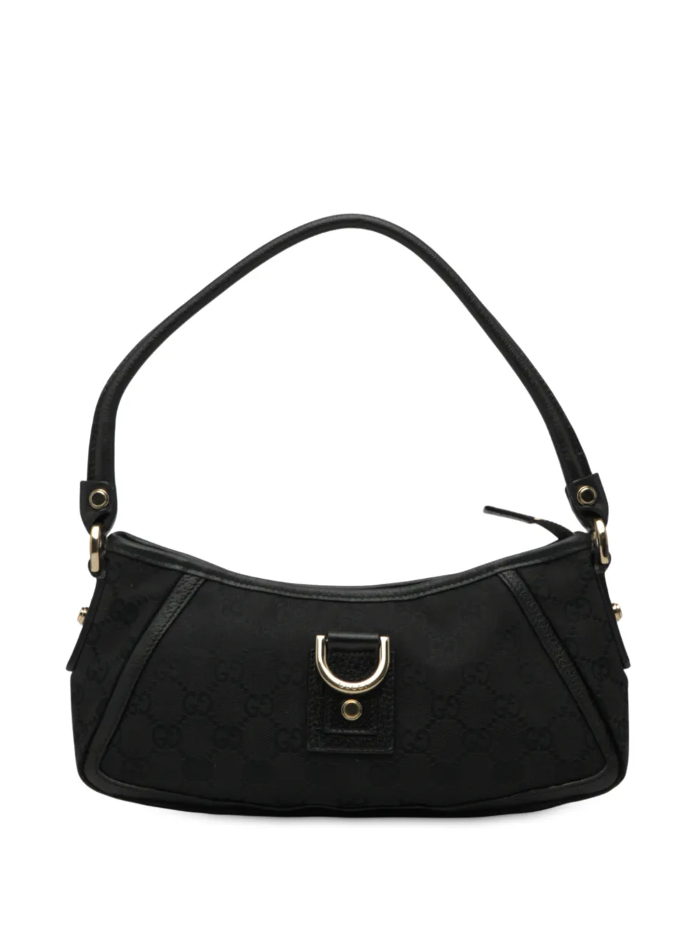 Gucci Pre-Owned 2000-2015 GG Canvas Abbey D Ring Pochette handbag - Black