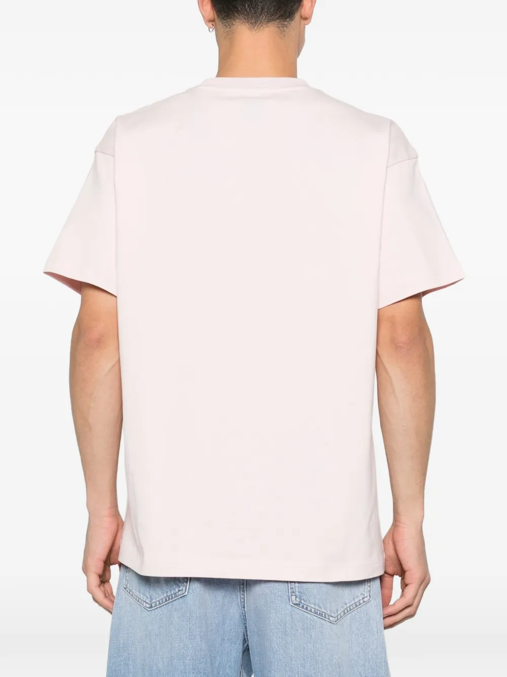 FLÂNEUR T-shirt met logopatch Roze