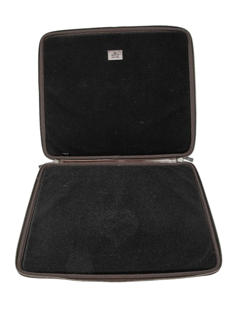 ✨美品✨GUCCIクラッチバッグ GG PCケース レザー ブラック ベージュ Gucci Pre-Owned 2000-2015 GGスプリームン PCケース クラッチバッグ