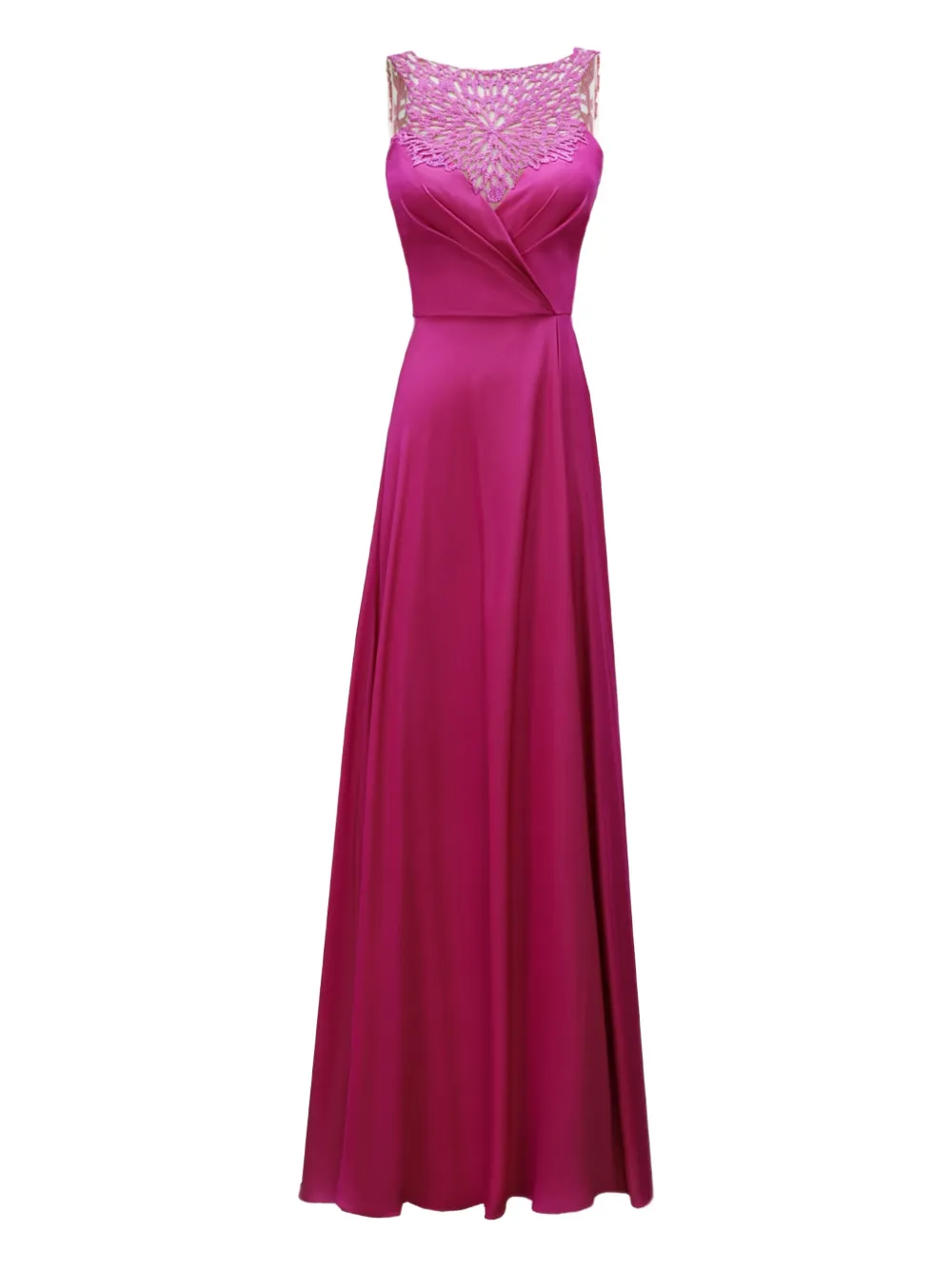 Gemy Maalouf beaded halterneck maxi dress - Pink